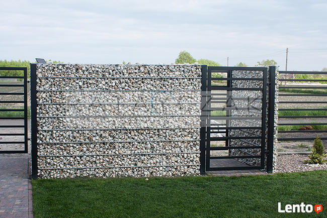 Przęsła z profili, nowoczesna palisada H=1,50m