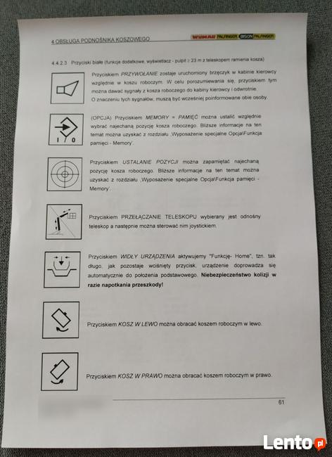 Wumag WT270 WT300 WT230 Palfinger instrukcja PL POLSKA