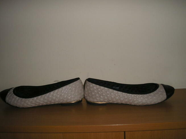 pikowane baleriny 39 24,5cm. H&M