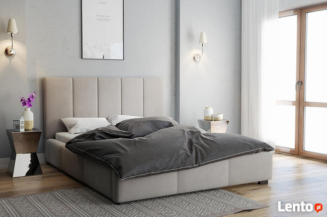 *Panelowa forma zagłówka -łóżko VERONA 200x200