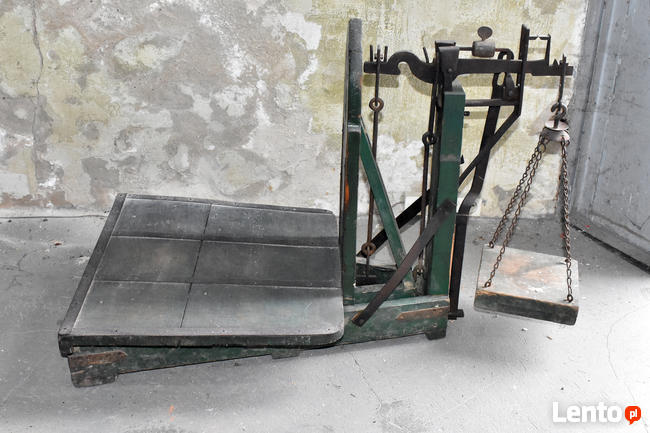 Zabytkowa waga z 1880 r.