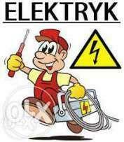 Elektryk, Pomiary, Usługi elektryczne, Usuwanie awarii