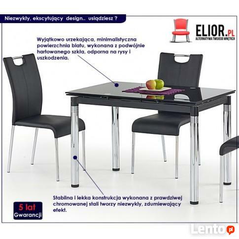 ROZKŁADANY STÓŁ EXTRIN - BIAŁY