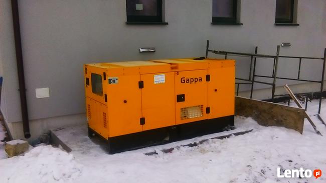 Agregat prądotwórczy 40 kW, niezabudowany, AVR, SZR,