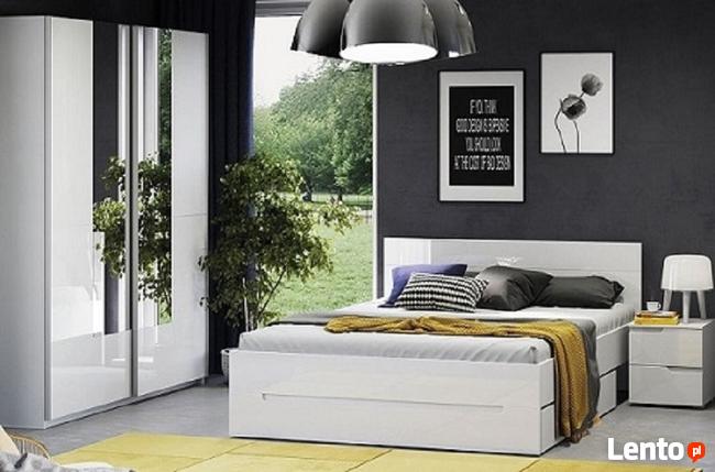 SELENE 33 BIAŁE ŁÓŻKO 160 X 200 POŁYSK