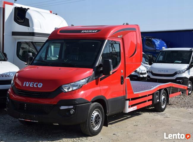 IVECO DAILY LAWETA Z KABINĄ SYPIALNĄ SPOJTRAK OD RĘKI GOTOWY
