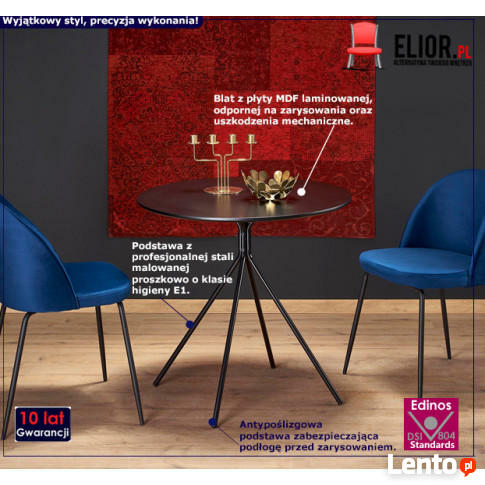 STÓŁ ENNO - CZARNY