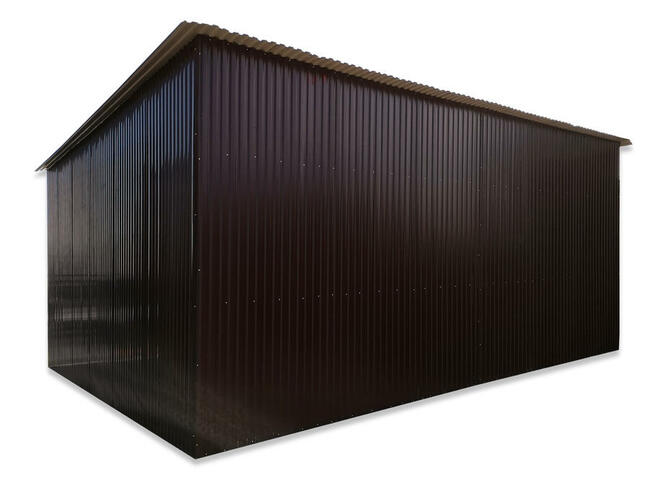 Garaż Blaszak na samochód 7x8m z bramą wjazdową 5m