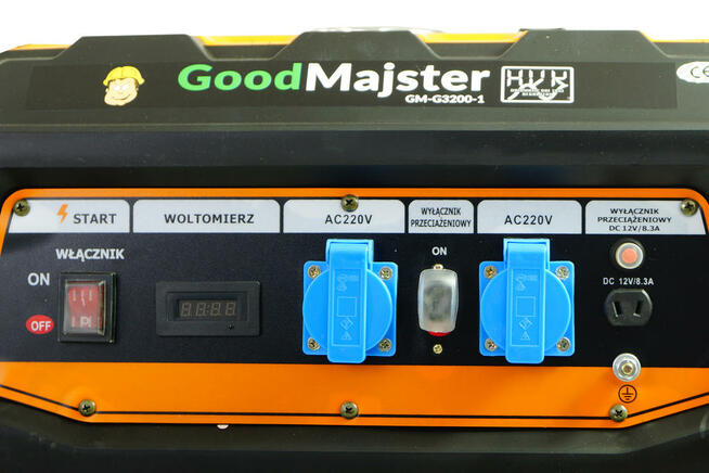 Agregat prądotwórczy GM-G3200 3,3kW| Nowy | 2 lata gwarancji