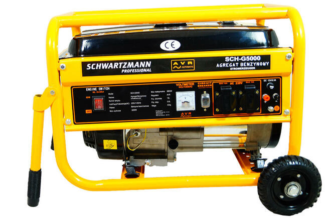 AGREGAT prądotwórczy Generator PRĄDU 3,8kW 7,5KM AVR MIEDŹ!