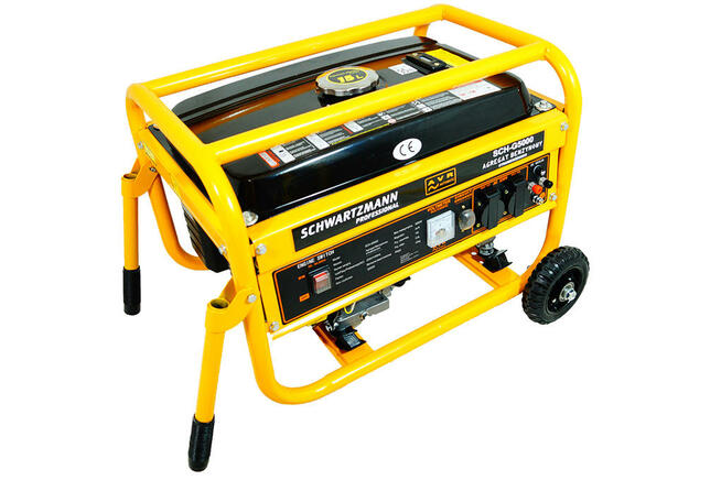 AGREGAT prądotwórczy Generator PRĄDU 3,8kW 7,5KM AVR MIEDŹ!