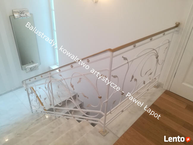 Balustrady kute i nierdzewne Warszawa, poręcze, schody