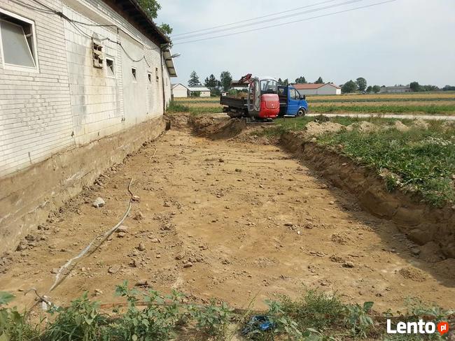 Usługi Minikoparka-Transport Wywrotka do 3,5t wykopy