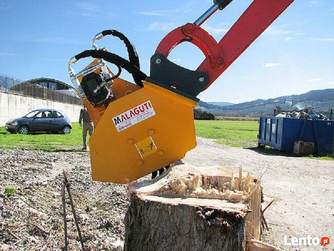 Frezarka do pni do koparki, koparko-ładowarki, mini koparki