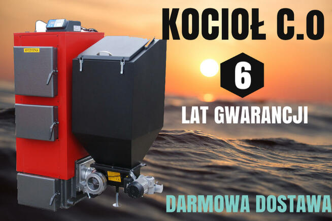 Kotły z podajnikiem 25 kW Piec z Pleszewa Kocioł FABRYKA