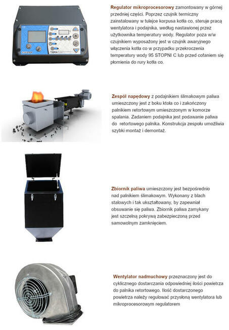 Kocioł na Ekogroszek Pleszew piec Kotły C O Nowość 19 kW