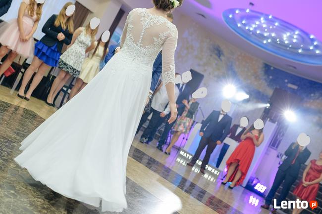 Elegancka suknia ślubna