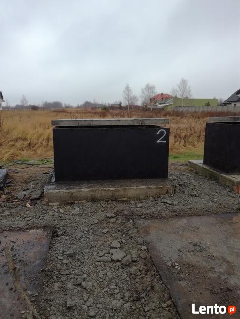 Jednokomorowe szamba betonowe - 12m3, szczelne szambo