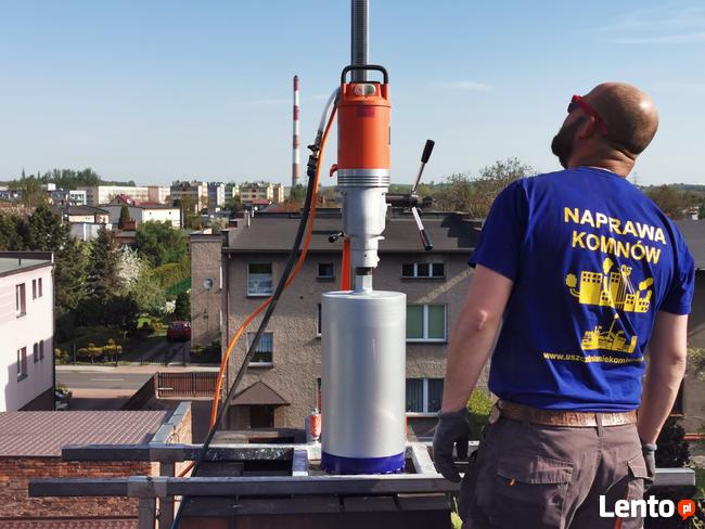 szlamowanie komina uszczelnianie naprawa komina frezowanie
