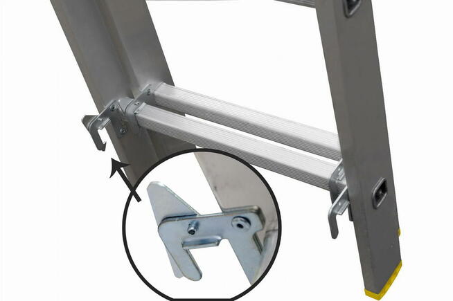 DRABINA aluminiowa 3x7 4,78m 150kg POLSKA TUV Profesjonalna