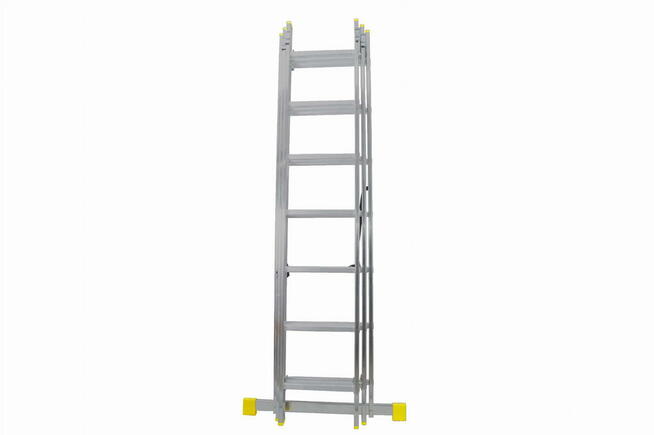 DRABINA aluminiowa 3x7 4,78m 150kg POLSKA TUV Profesjonalna