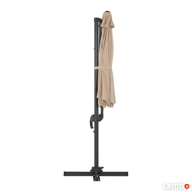 Parasol ogrodowy wiszący 9 kolorów obrotowy okrągły 3m