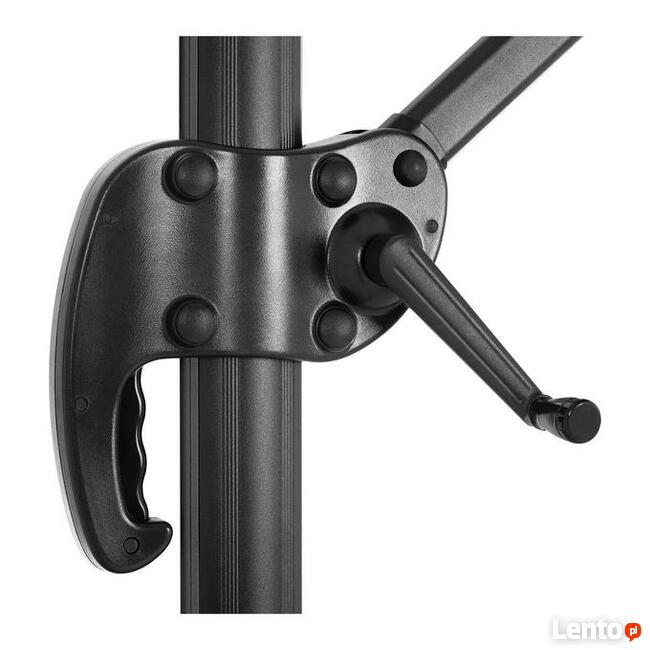 Parasol ogrodowy wiszący 9 kolorów obrotowy okrągły 3m