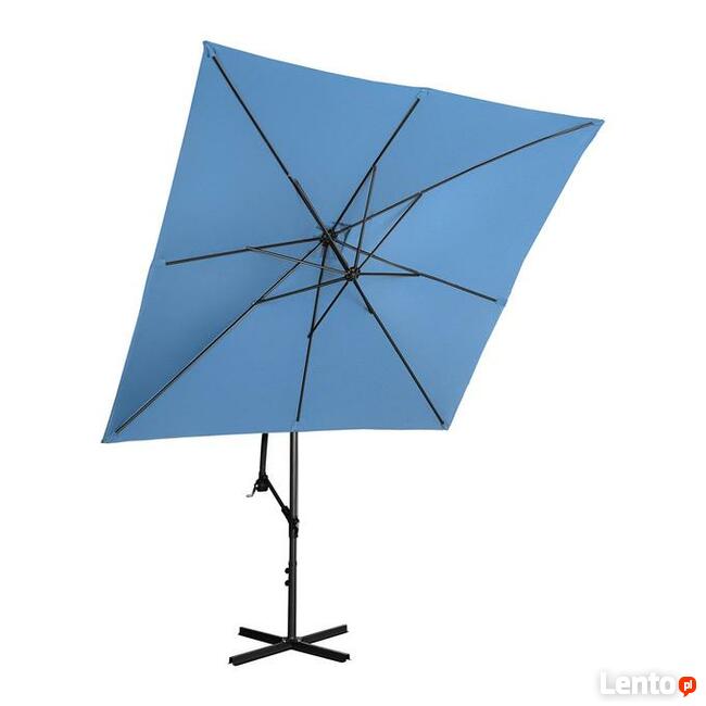 Parasol ogrodowy wiszący 9 kolorów kwadratowy 250x250cm