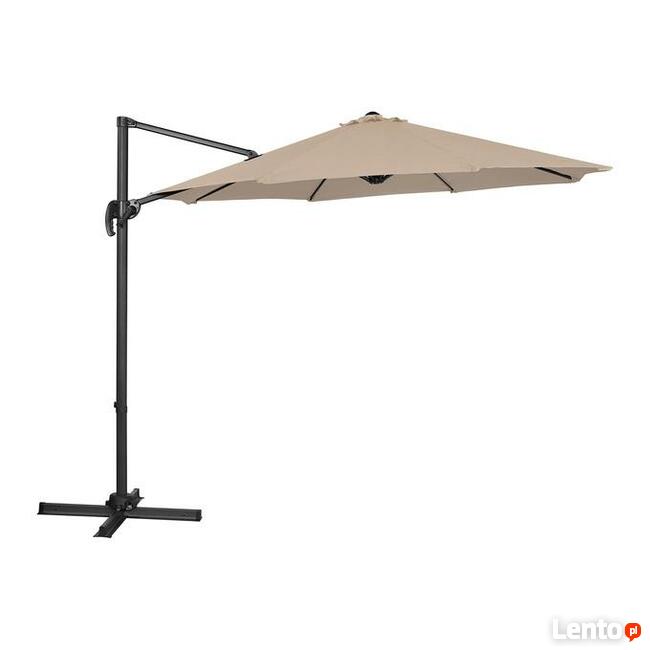 Parasol ogrodowy wiszący 9 kolorów obrotowy okrągły 3m