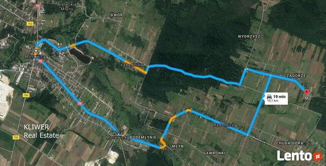 Radomice. Sprzedam działkę budowlaną 860 mkw