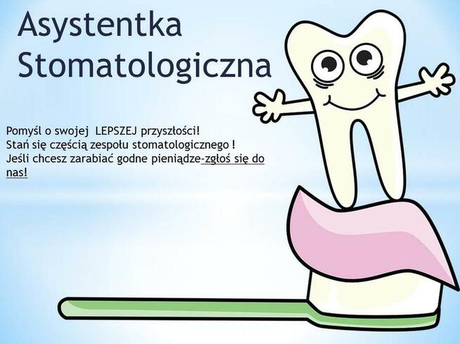 Asystentka stomatologiczna SZKOŁA, KURS