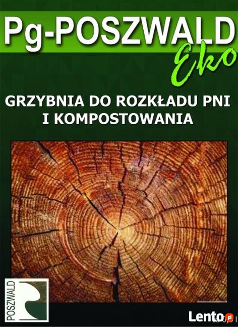 2 x Pg-POSZWALD EKO to ekologiczna grzybnia do rozkładu pni