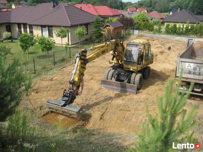 PRACE ZIEMNE, KOPARKA KOŁOWA, MINIKOPARKA, 200 PLN / godz.