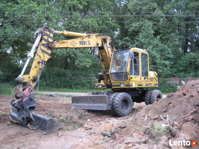 PRACE ZIEMNE, KOPARKA KOŁOWA, MINIKOPARKA, 200 PLN / godz.