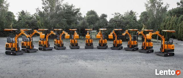 Mini koparka Berger Kraus BK1200AS silnik KUBOTA + osprzęt