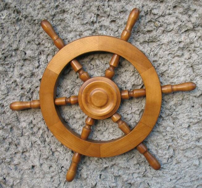 Koło sterowe 51 drewniane idealny prezent