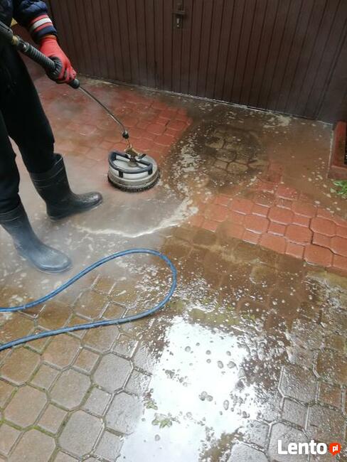 Mycie dachu, elewacji, mycie kostki brukowej, odyrzybianie