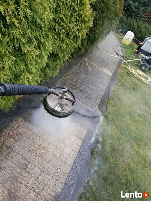 Mycie dachu, elewacji, mycie kostki brukowej, odyrzybianie