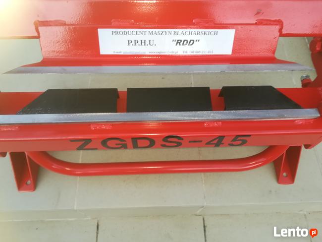 Zaginarka giętarka do blachy w karo gont ZGDS-45