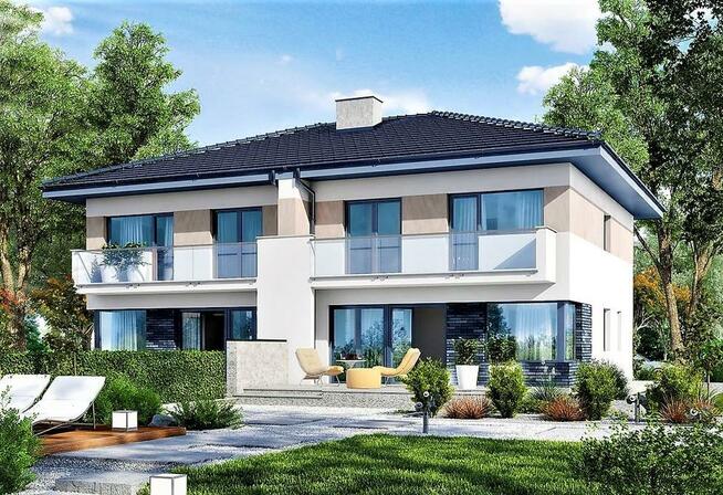 WILLA JULIA - nowoczesny dom bliźniak