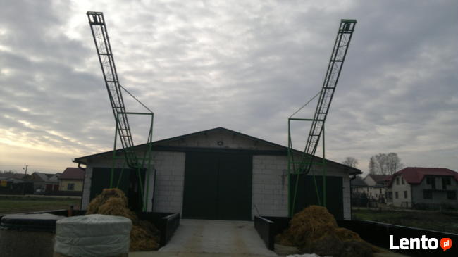 Szynowy zgarniacz obornika