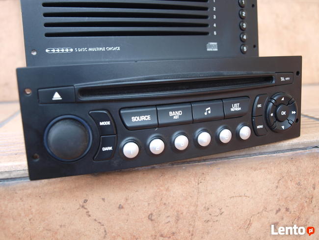 Peugeot 207 307 3008 5008 Partner radio CD + zmieniarka CD