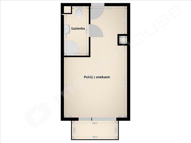Nowe mieszkanie Konopnicka City Park. 27,5 m2