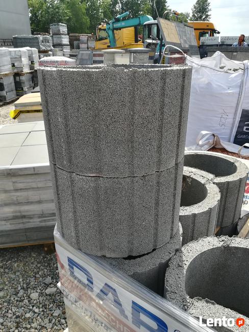 Gazon szary doniczka beton kostka brukowa