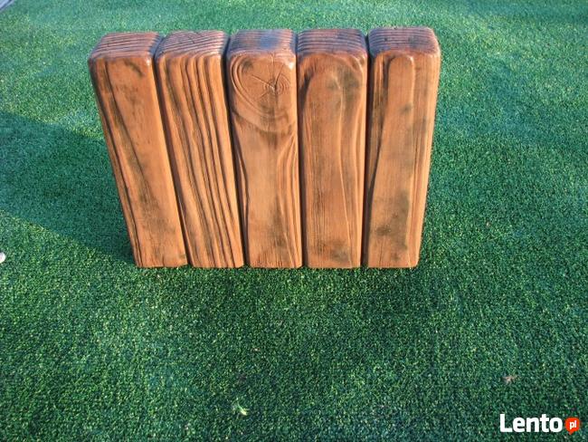 Palisada, palinea, obrzeże palisadowe palisada ogrodowa-beton