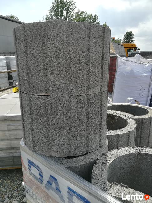 Gazon szary doniczka beton kostka brukowa