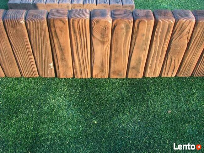 Palisada, palinea, obrzeże palisadowe palisada ogrodowa-beton