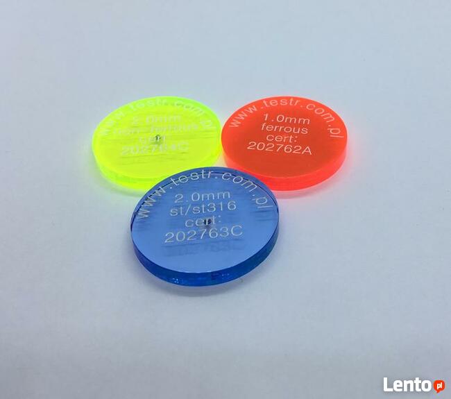 Testery do wykrywaczy metali i skanerów X-RAY