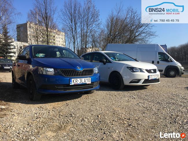 Wynajem wypożyczalnia najem samochodów aut osobowych Kraków