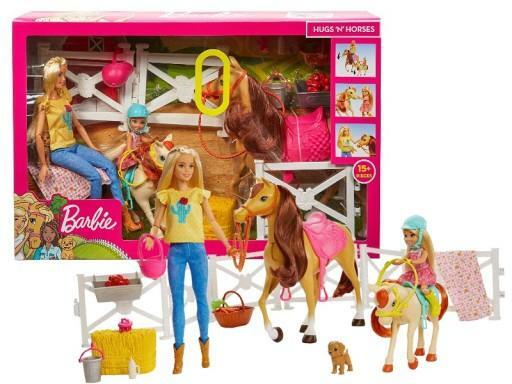 Lalka Barbie Stadnina koni zestaw